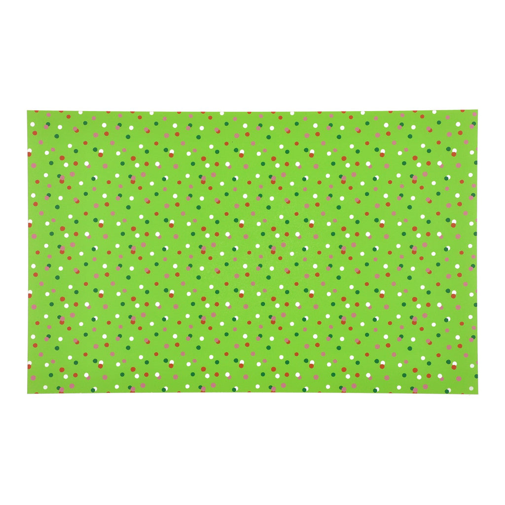 PatternPly® Transparent Christmas Green Confetti Sprinkles product photo 2