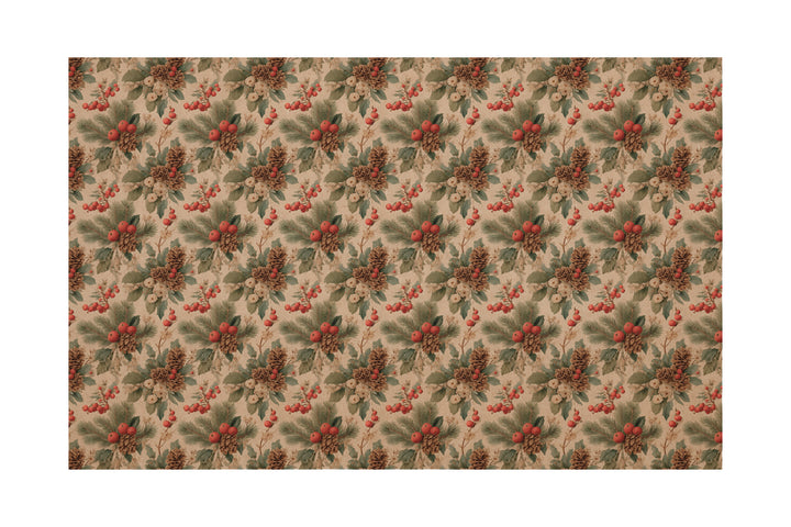 PatternPly® Naturals Christmas  Holly and Berries