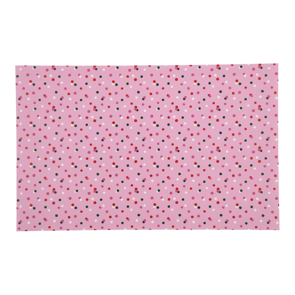 PatternPly® Full Coverage Christmas Pink Confetti Sprinkles product photo 2