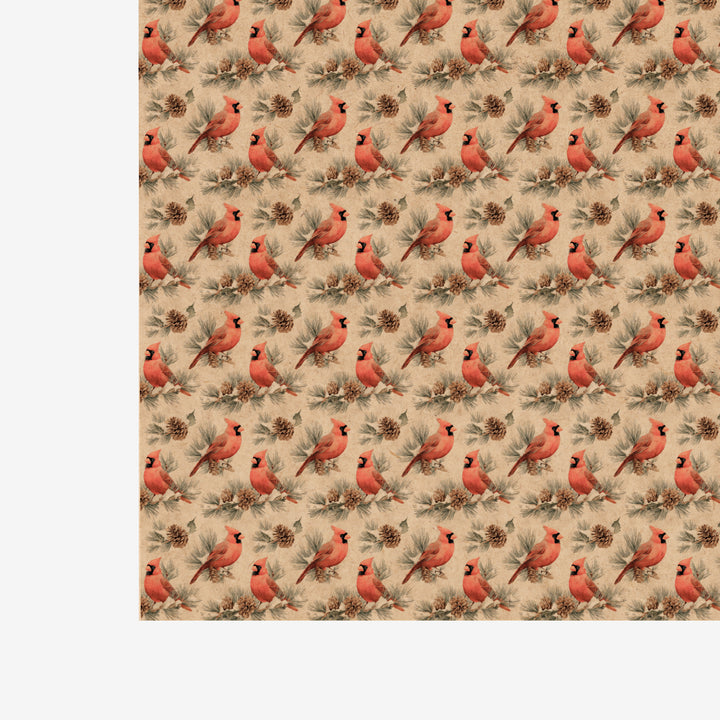 PatternPly® Naturals Christmas Red Cardinals