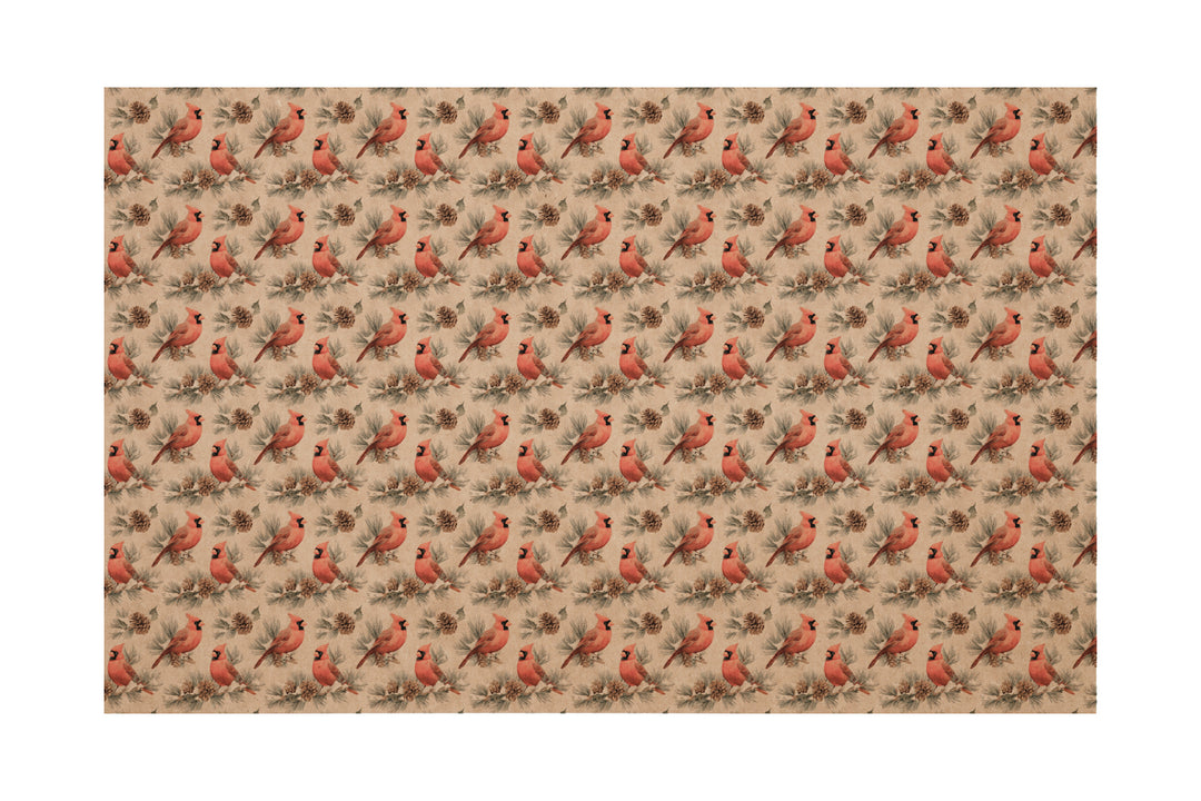 PatternPly® Naturals Christmas Red Cardinals
