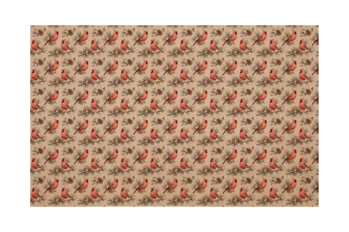 PatternPly® Naturals Christmas Red Cardinals product photo 2