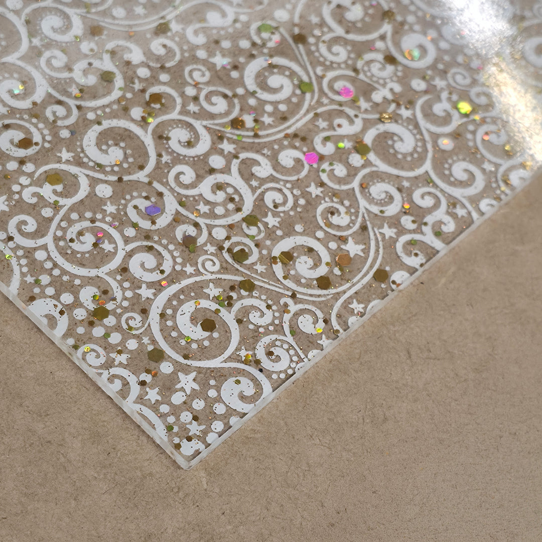 PatternPly® Scattered Christmas Scrolls