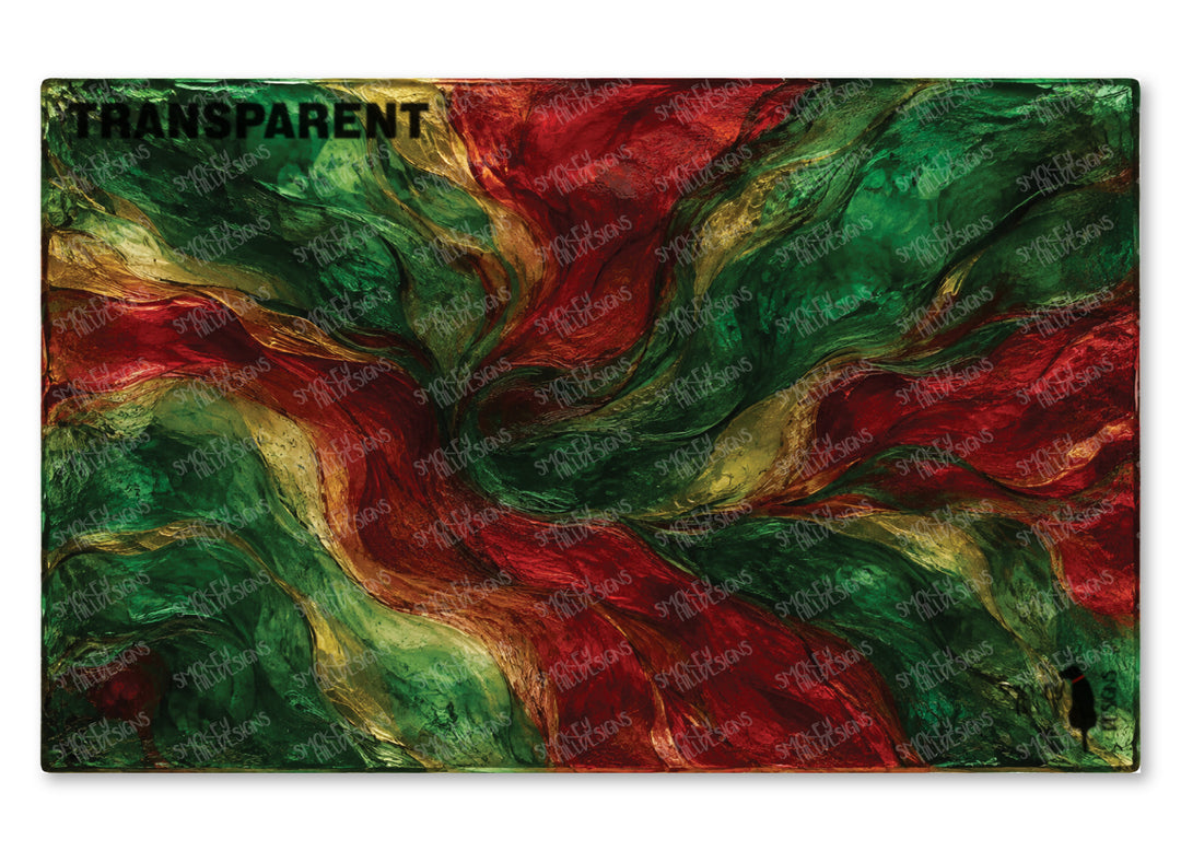 PatternPly® Transparent Realistic Christmas Stained Glass