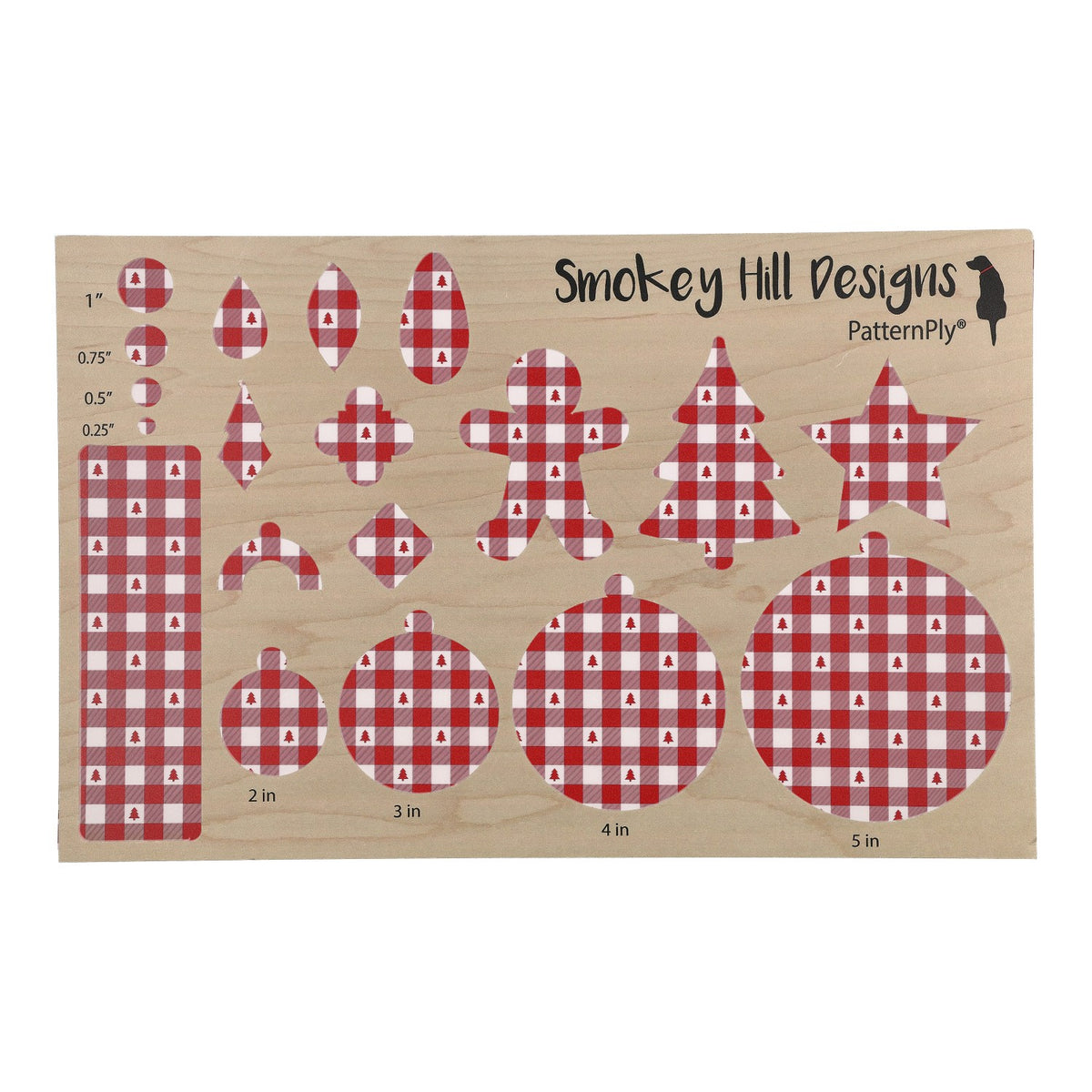 PatternPly® Full Coverage Christmas Tree Plaid product photo 3