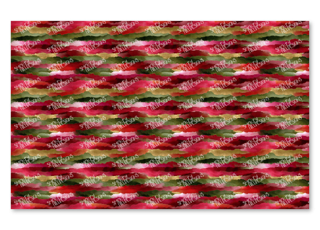 PatternPly® Transparent Christmas Watercolor Streaks