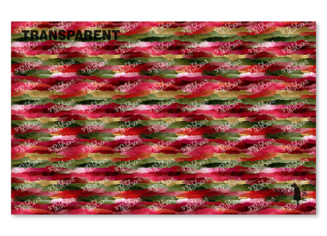 PatternPly® Transparent Christmas Watercolor Streaks
