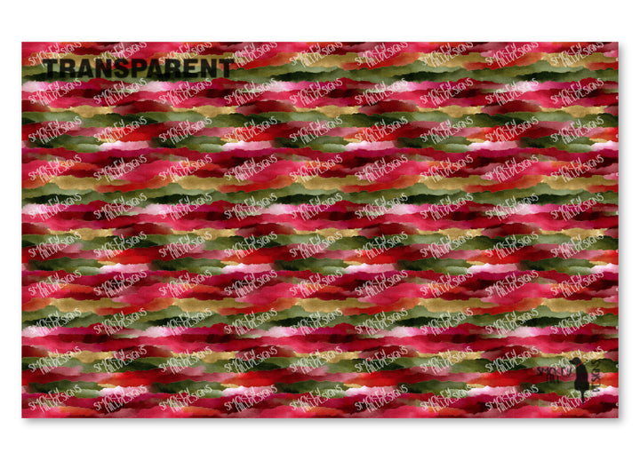 PatternPly® Transparent Christmas Watercolor Streaks
