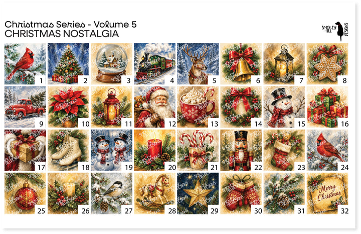 PatternPly® Full Coverage Christmas Series Volume 5 Christmas Nostalgia Sampler