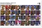 PatternPly® Full Coverage Christmas Series Volume 8 Spooky Christmas Sampler: sampler sheet of small art scene designs