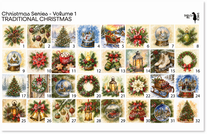 PatternPly® Full Coverage Christmas Series Volume 1 Traditional Christmas Sampler