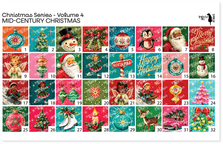 PatternPly® Full Coverage Christmas Series Volume 4 Mid Century Christmas Sampler