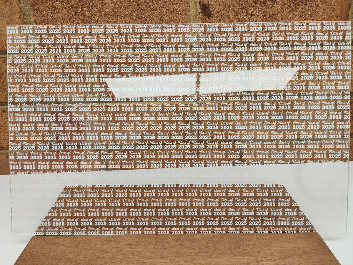 PatternPly® Scattered Class of 2025 Words WHITE product photo 3