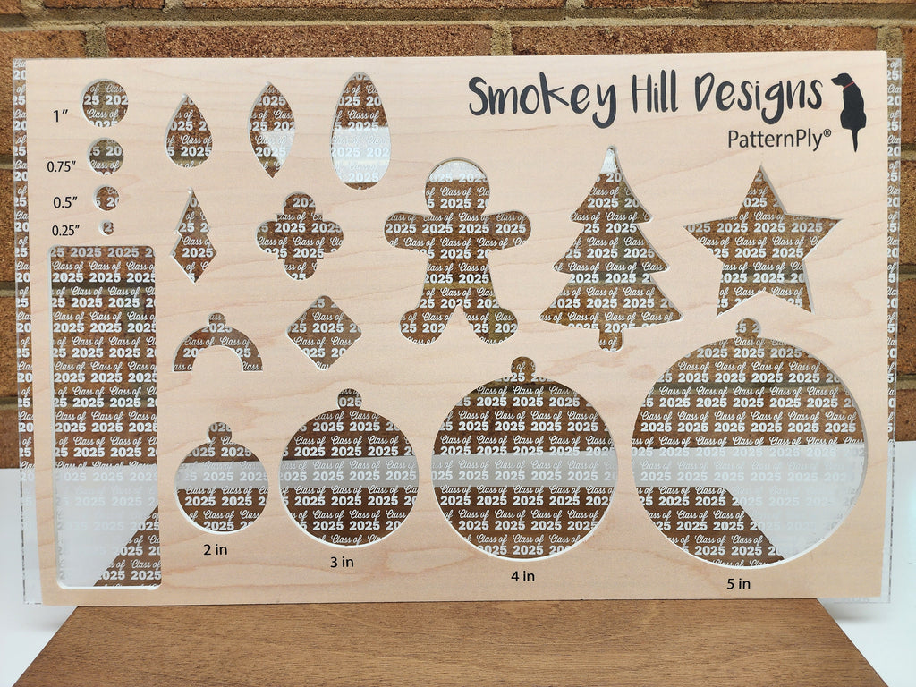PatternPly® Scattered Class of 2025 Words WHITE product photo 2
