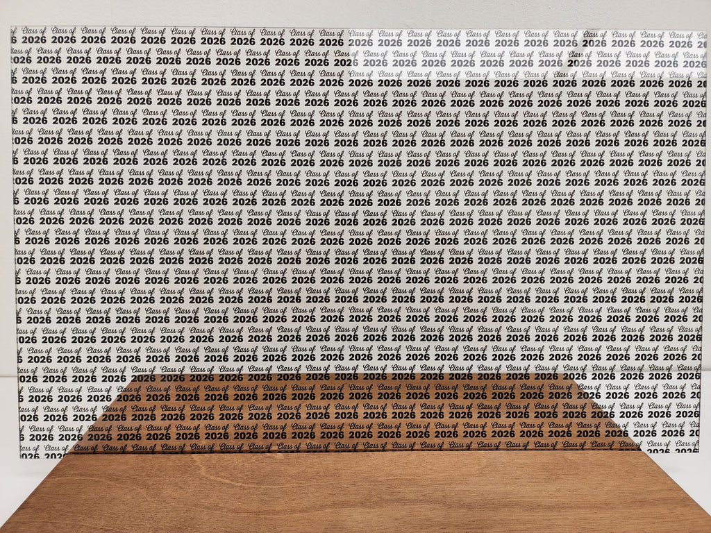 PatternPly® Scattered Class of 2026 Words BLACK product photo 3