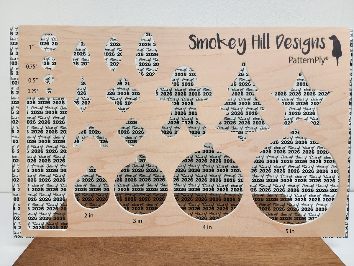 PatternPly® Scattered Class of 2026 Words BLACK product photo 2
