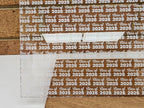 PatternPly® Scattered Class of 2026 Words WHITE sheet showing the pattern