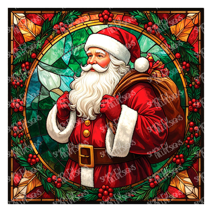 PatternPly® Transparent Classic Santas