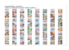 PatternPly® Full Coverage Coastal Series Volume 2 Endless summer sampler Teeny Sampler: sampler sheet of small art scene…