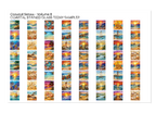 PatternPly® Transparent Coastal Series Volume 8 Coastal Stained Glass Teeny Sampler: sampler sheet of small art scene…