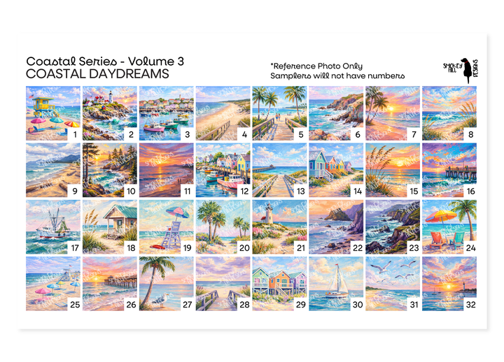 PatternPly® Transparent Coastal Volume 3 Coastal Daydreams Sampler