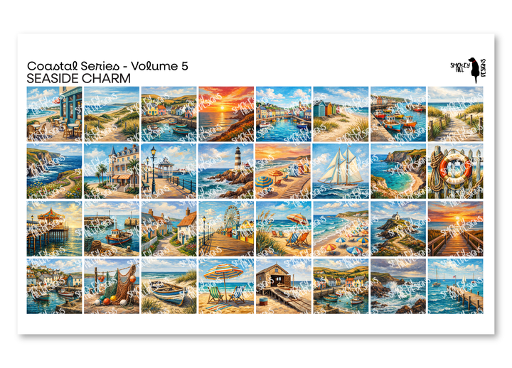 PatternPly® Full Coverage Coastal Volume 5 Seaside Charm Sampler