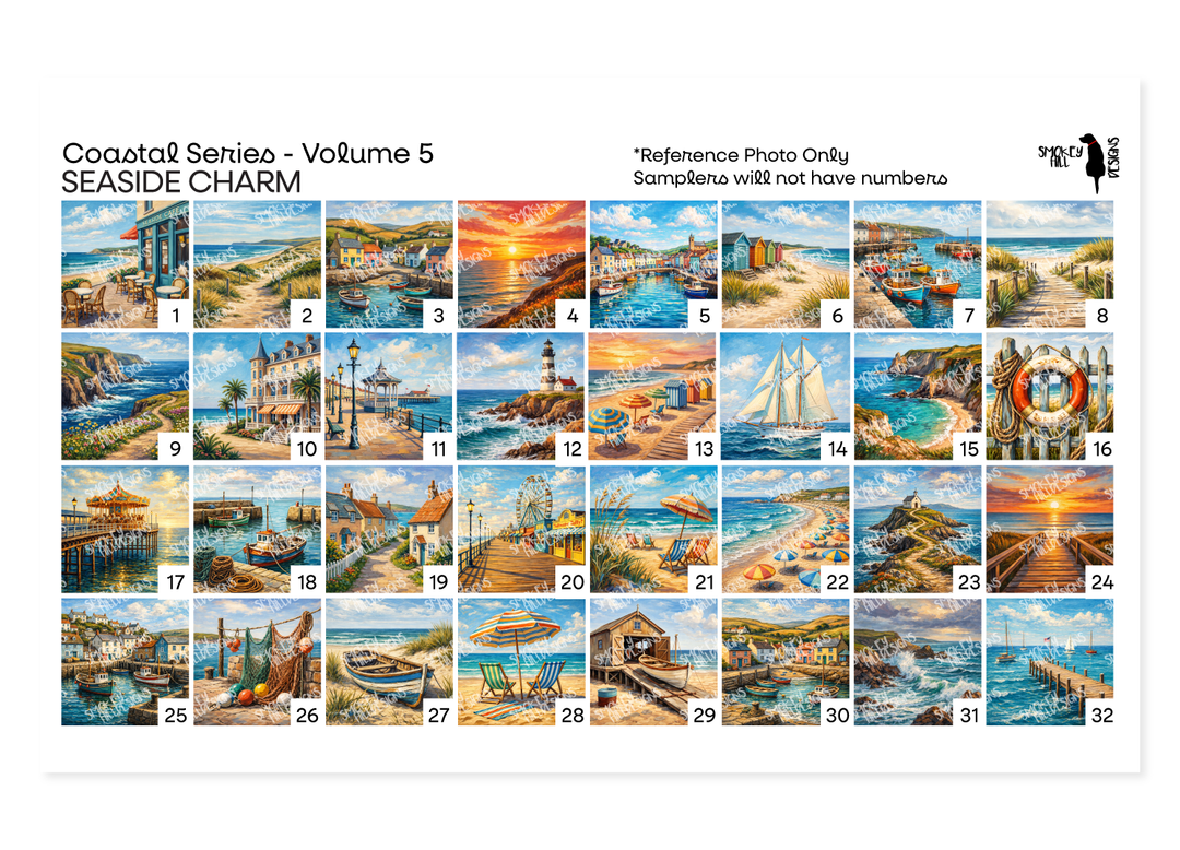 PatternPly® Transparent Coastal Volume 5 Seaside Charm Sampler
