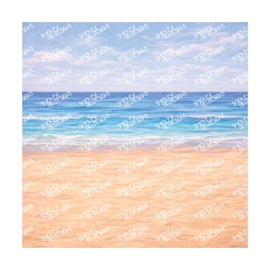PatternPly® Transparent Coastal Series Volume 1 Pastel Paradise 28 art scene artwork