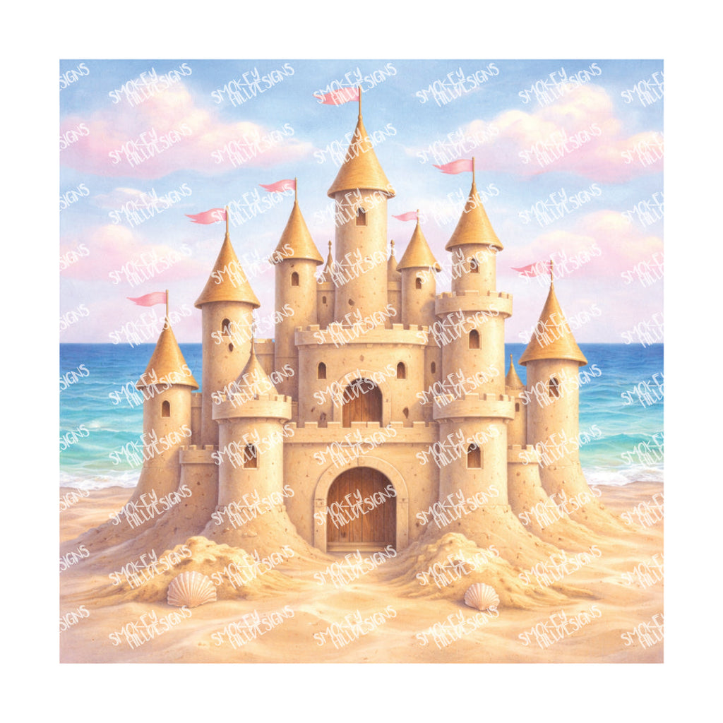PatternPly® Transparent Coastal Series Volume 1 Pastel Paradise 8 art scene artwork
