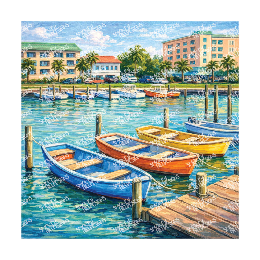 PatternPly® Transparent Coastal Series Volume 2 Endless Summer 6 art scene artwork