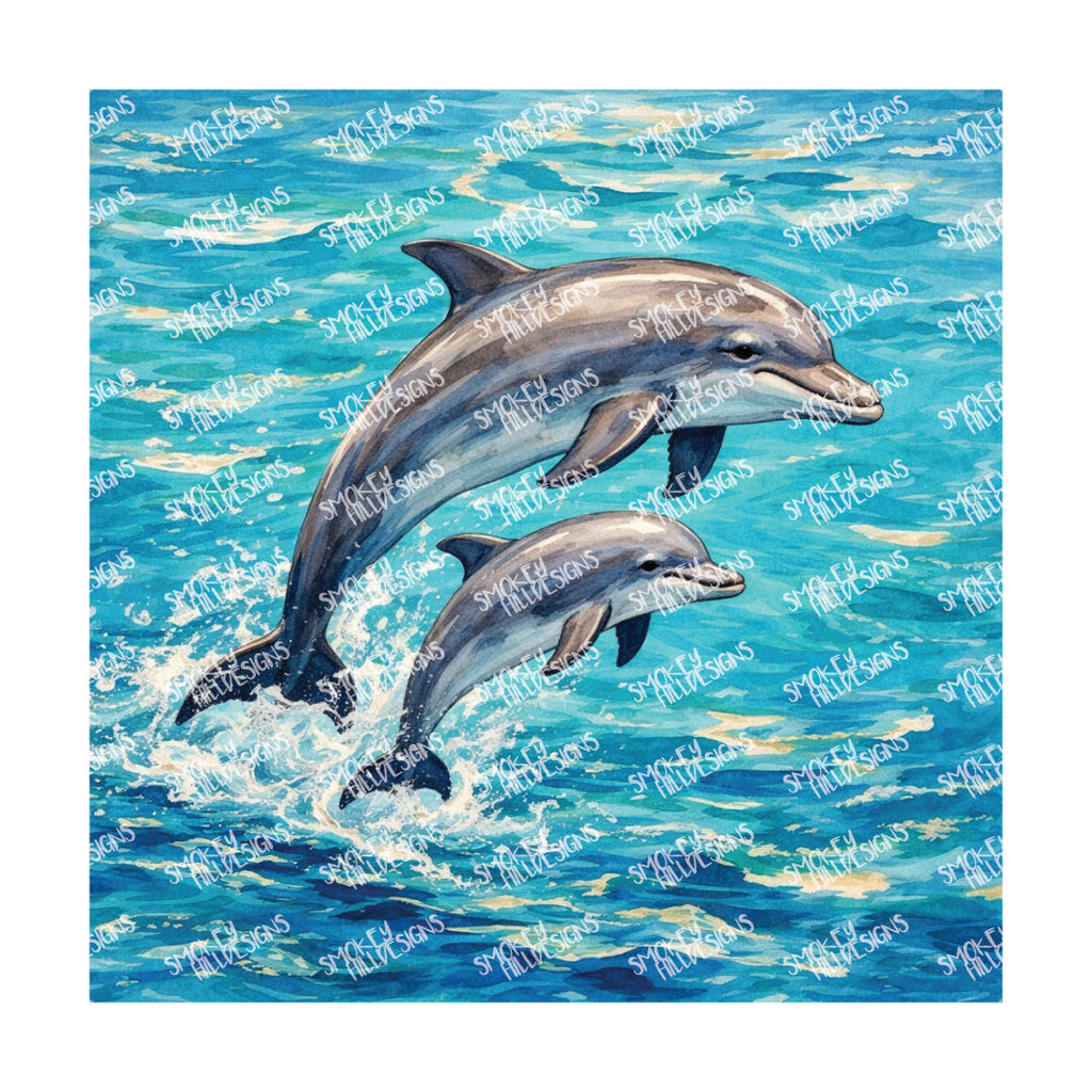 PatternPly® Transparent Coastal Series Volume 6 Sharks & Dolphins 24 art scene artwork