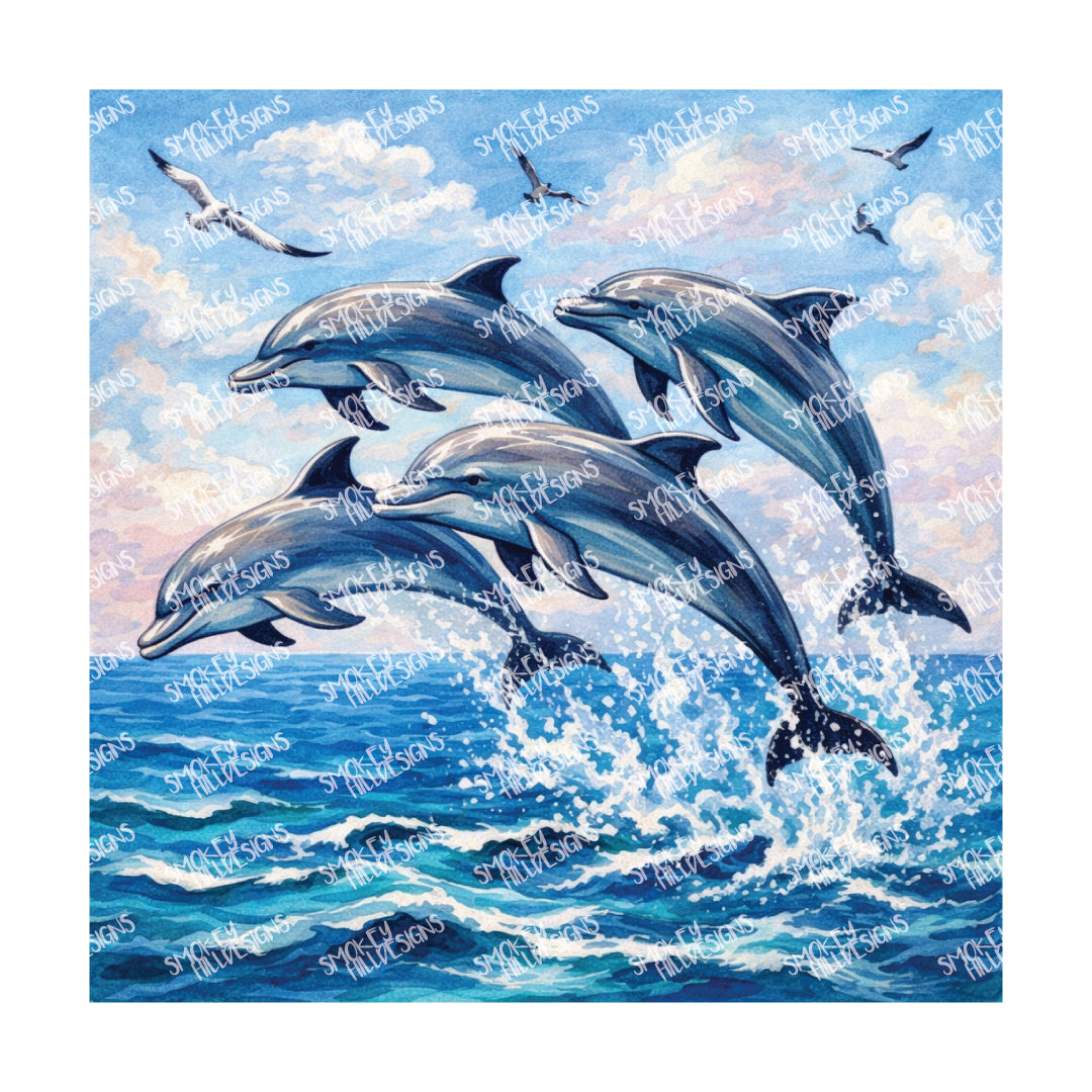PatternPly® Full Coverage Coastal Series Volume 6 Sharks & Dolphins 26