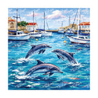 PatternPly® Transparent Coastal Series Volume 6 Sharks & Dolphins 31 art scene artwork