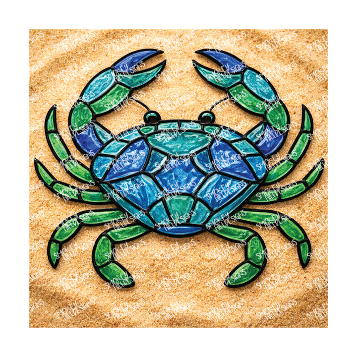 PatternPly® Transparent Coastal Series Volume 7 Stained Glass Sea Glass 10