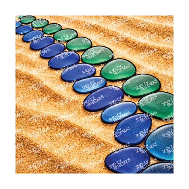 PatternPly® Transparent Coastal Series Volume 7 Stained Glass Sea Glass 12