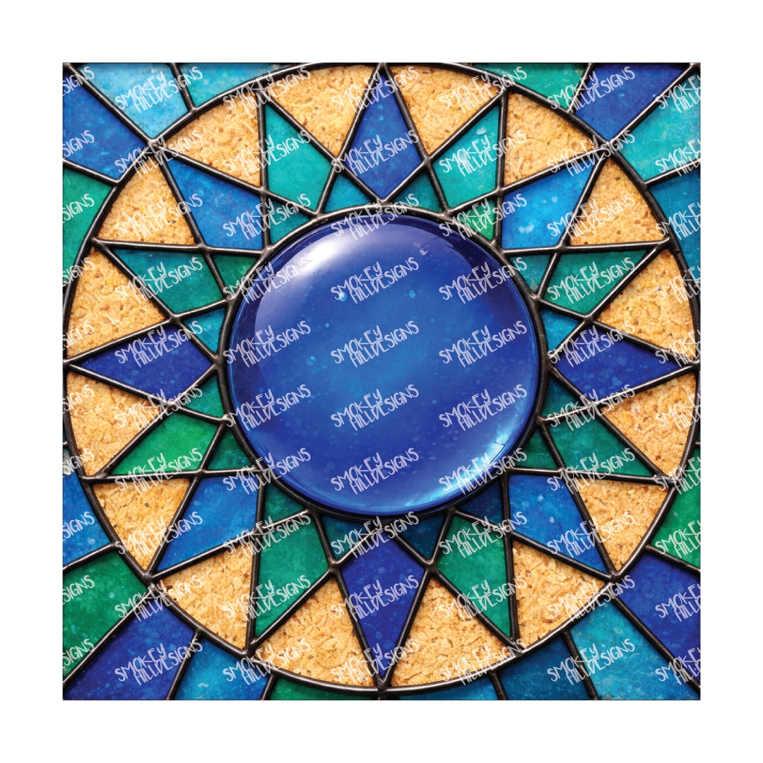 PatternPly® Full Coverage Coastal Series Volume 7 Stained Glass Sea Glass 14