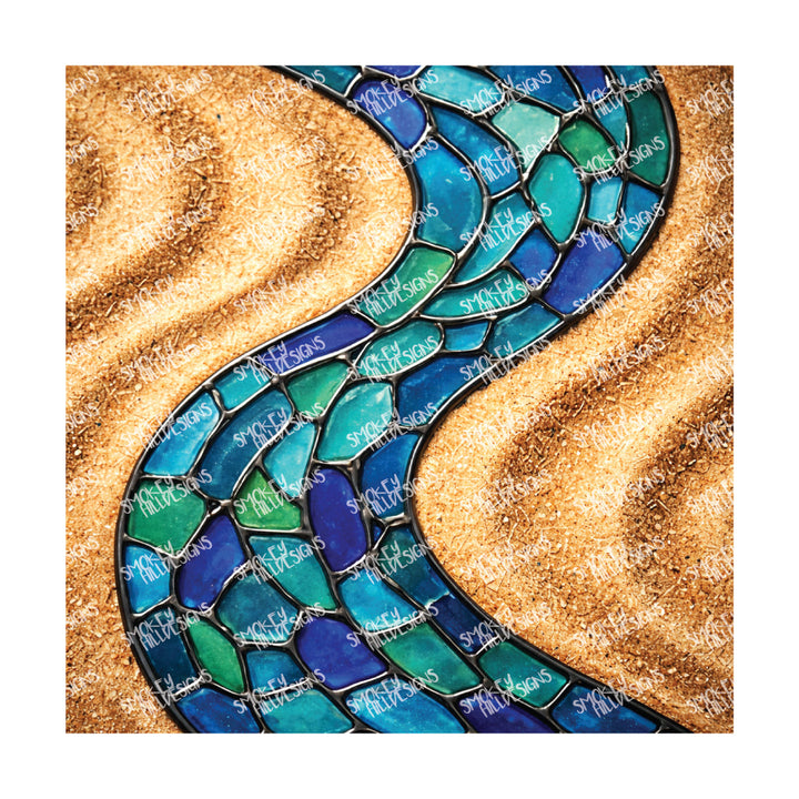 PatternPly® Transparent Coastal Series Volume 7 Stained Glass Sea Glass 15