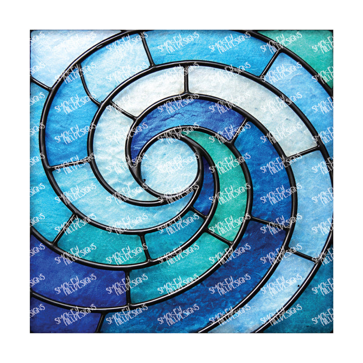 PatternPly® Transparent Coastal Series Volume 7 Stained Glass Sea Glass 17
