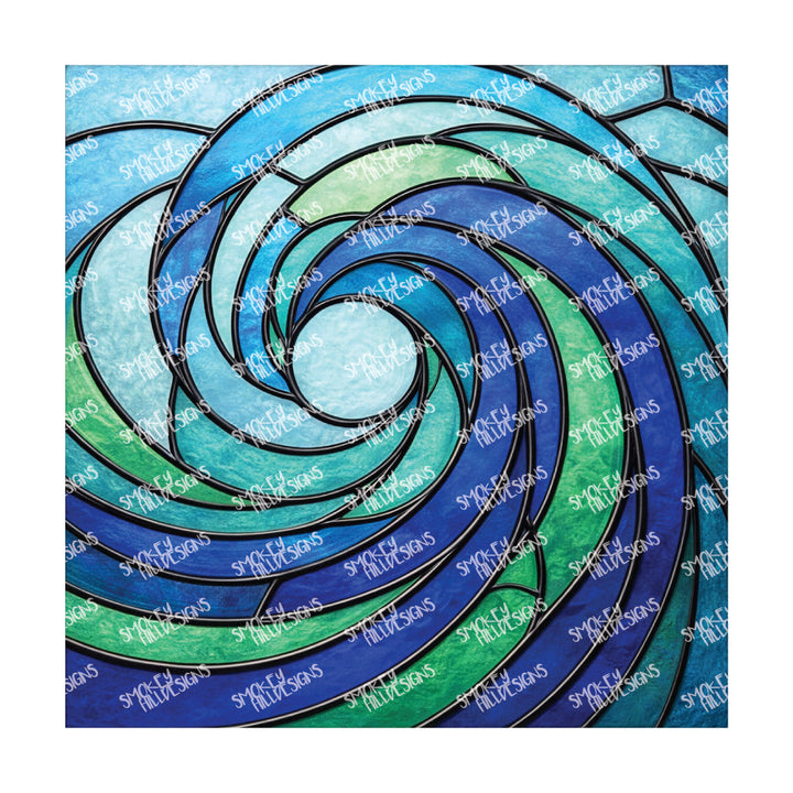 PatternPly® Transparent Coastal Series Volume 7 Stained Glass Sea Glass 19
