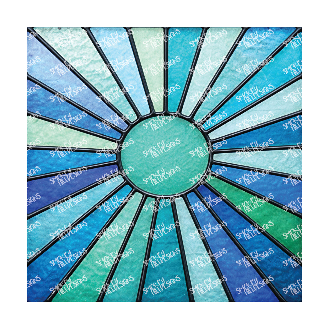 PatternPly® Full Coverage Coastal Series Volume 7 Stained Glass Sea Glass 22
