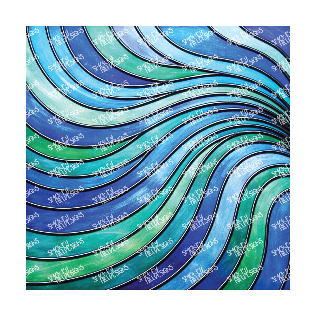 PatternPly® Full Coverage Coastal Series Volume 7 Stained Glass Sea Glass 23