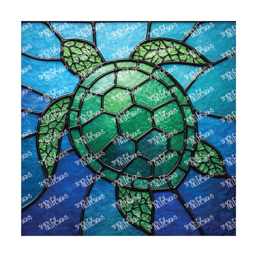 PatternPly® Full Coverage Coastal Series Volume 7 Stained Glass Sea Glass 25