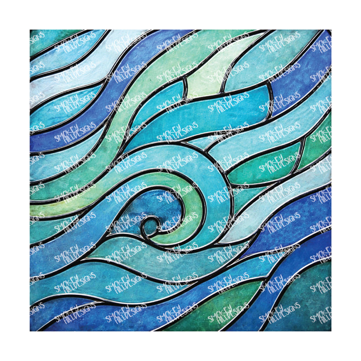 PatternPly® Transparent Coastal Series Volume 7 Stained Glass Sea Glass 31