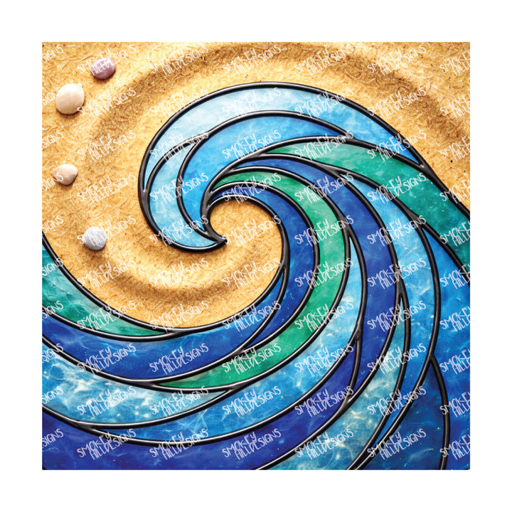 PatternPly® Transparent Coastal Series Volume 7 Stained Glass Sea Glass 6