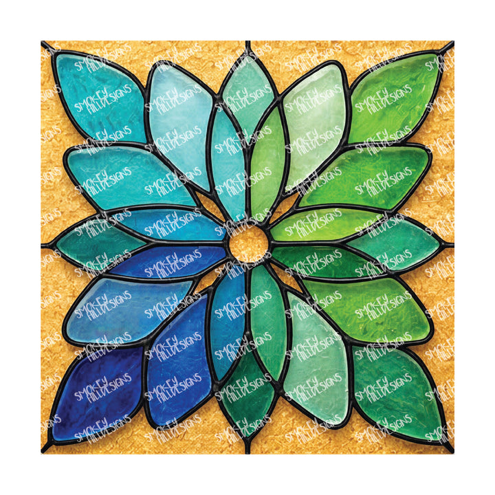 PatternPly® Full Coverage Coastal Series Volume 7 Stained Glass Sea Glass 7