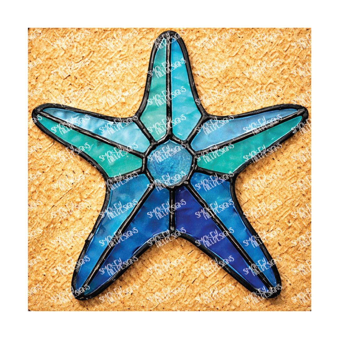 PatternPly® Transparent Coastal Series Volume 7 Stained Glass Sea Glass 9