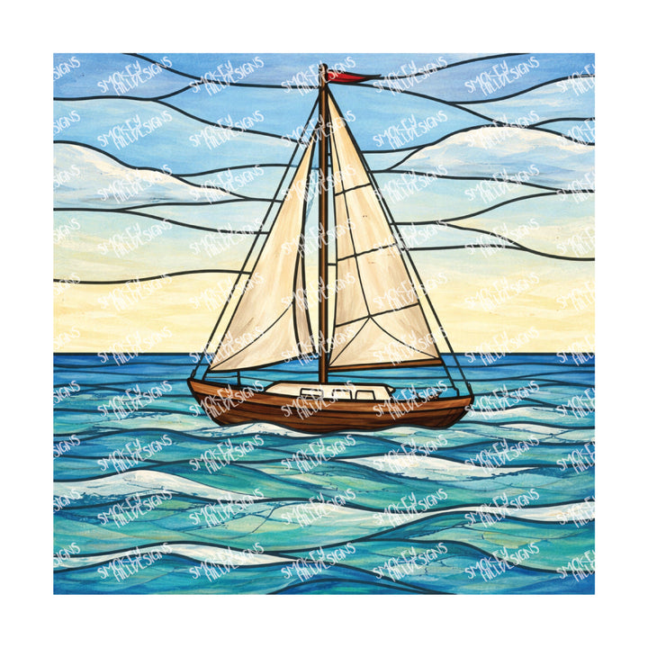 PatternPly® Full Coverage Coastal Series Volume 8 Coastal Series Stained Glass 14