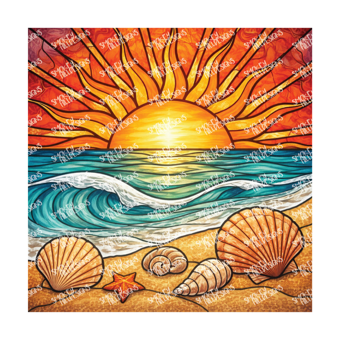 PatternPly® Transparent Coastal Series Volume 8 Coastal Series Stained Glass 4