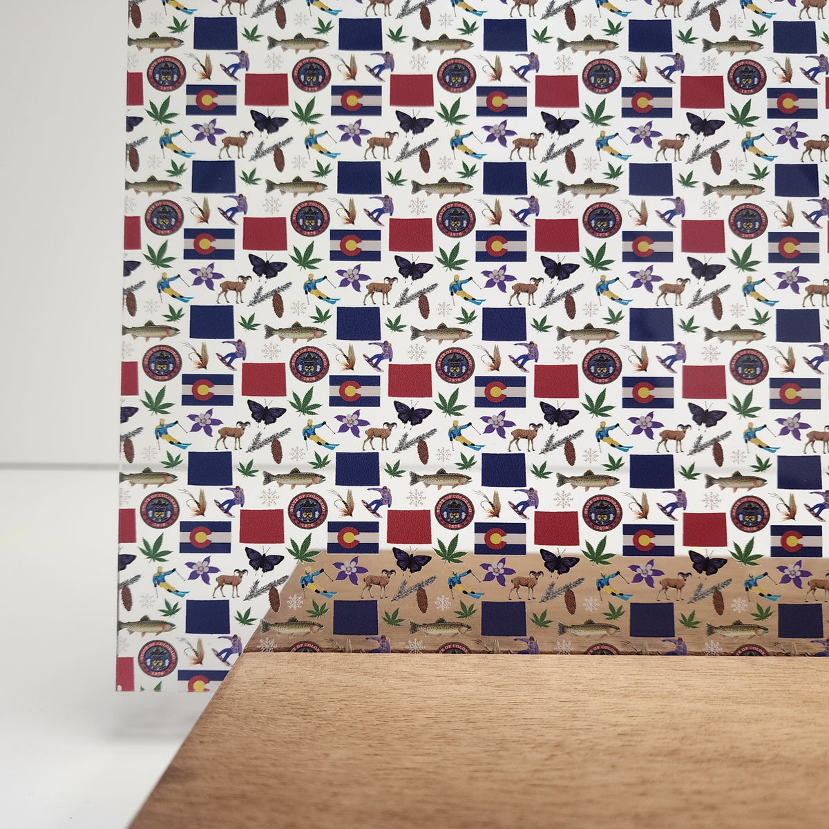 PatternPly® Scattered Colorado Icons sheet showing the pattern