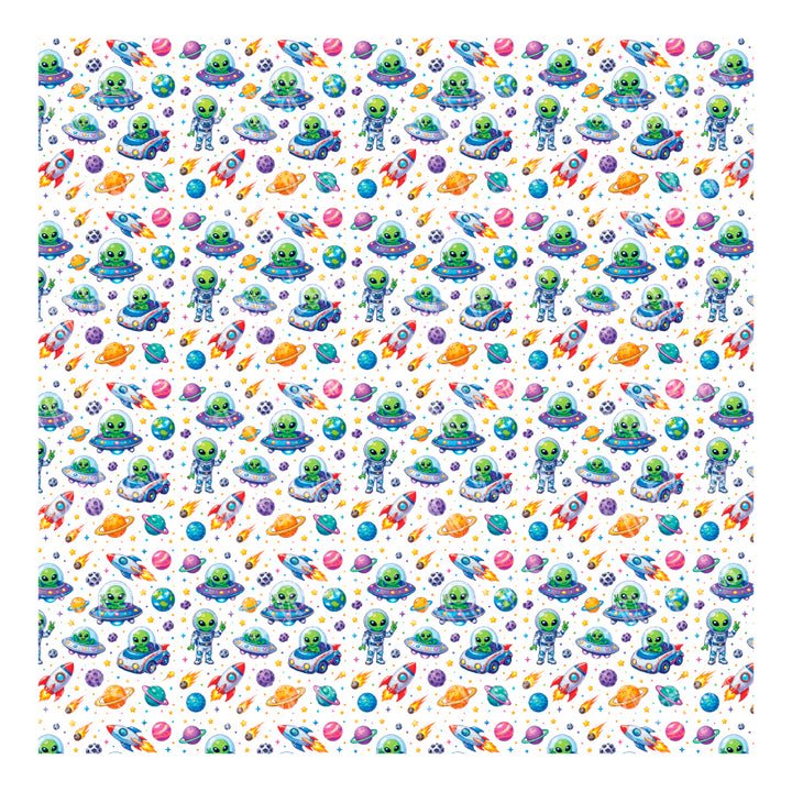 PatternPly® Scattered Colorful Aliens